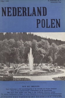 Nederland-Polen : Maandblad ter Bevordering van de Economische en Culturele betrekkingen. Jg.4, 1950, No. 8