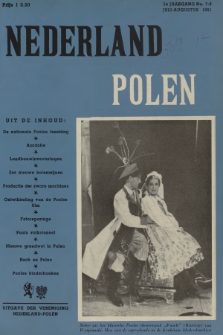 Nederland-Polen : Maandblad ter Bevordering van de Economische en Culturele betrekkingen. Jg.5, 1951, No. 7-8