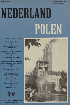 Nederland-Polen : Maandblad ter Bevordering van de Economische en Culturele betrekkingen. Jg.5, 1951, No. 9
