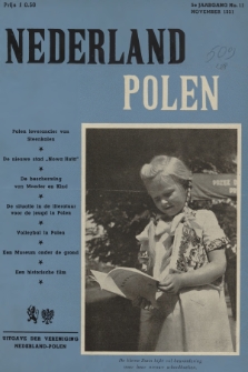 Nederland-Polen : Maandblad ter Bevordering van de Economische en Culturele betrekkingen. Jg.5, 1951, No. 11