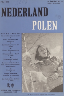 Nederland-Polen : Maandblad ter Bevordering van de Economische en Culturele betrekkingen. Jg.6, 1952, No. 3-4