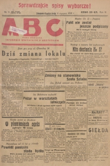 ABC : pismo codzienne : informuje wszystkich o wszystkiem. R.3, 1928, nr 9