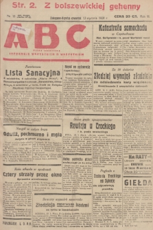 ABC : pismo codzienne : informuje wszystkich o wszystkiem. R.3, 1928, nr 10