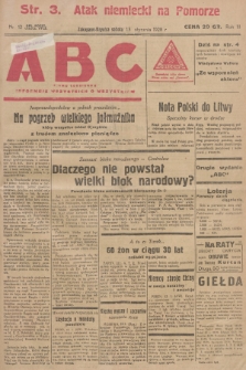 ABC : pismo codzienne : informuje wszystkich o wszystkiem. R.3, 1928, nr 12