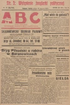 ABC : pismo codzienne : informuje wszystkich o wszystkiem. R.3, 1928, nr 26