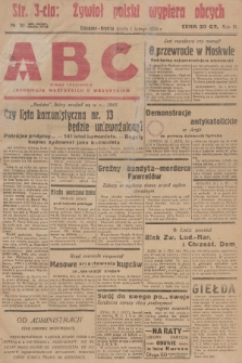 ABC : pismo codzienne : informuje wszystkich o wszystkiem. R.3, 1928, nr 30