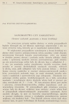 Czasopismo Sądowo-Lekarskie : poświęcone medycynie, psychjatrji sądowej i kryminologji. R.3, 1930, nr 2