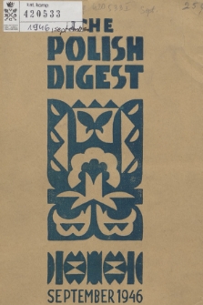 The Polish Digest. 1946, September