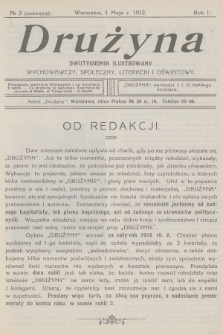 Drużyna : dwutygodnik ilustrowany wychowawczy, społeczny, literacki i oświatowy. R.1, 1912, № 3
