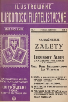 Ilustrowane Wiadomości Filatelistyczne : miesięcznik poświęcony sprawom filatelistyki. R.2, 1932, nr 9