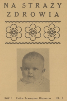 Na Straży Zdrowia. R.1, 1935, nr 8