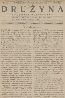 Drużyna : tygodnik polityczny. R.13, 1926, nr 23