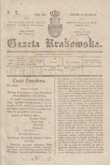Gazeta Krakowska. 1835, nr 7