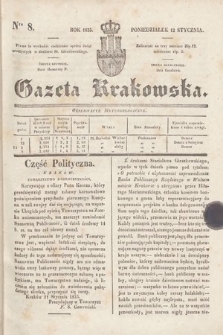 Gazeta Krakowska. 1835, nr 8