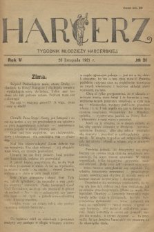 Harcerz : tygodnik młodzieży harcerskiej. R.5, 1921, № 31
