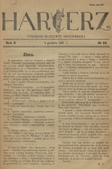 Harcerz : tygodnik młodzieży harcerskiej. R.5, 1921, № 32