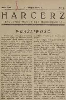 Harcerz : tygodnik młodzieży harcerskiej. R.7, 1926, nr 5