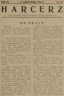 Harcerz : tygodnik młodzieży harcerskiej. R.7, 1926, nr 24