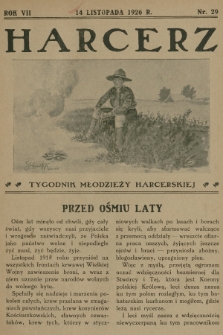 Harcerz : tygodnik młodzieży harcerskiej. R.7, 1926, nr 29