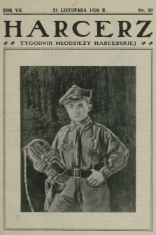 Harcerz : tygodnik młodzieży harcerskiej. R.7, 1926, nr 30