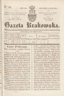 Gazeta Krakowska. 1835, nr 11