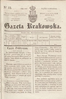 Gazeta Krakowska. 1835, nr 12