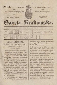 Gazeta Krakowska. 1835, nr 15