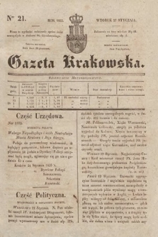 Gazeta Krakowska. 1835, nr 21