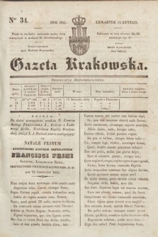 Gazeta Krakowska. 1835, nr 34