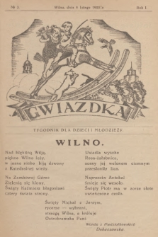 Gwiazdka : tygodnik dla dzieci i młodzieży. R.1, 1925, № 3