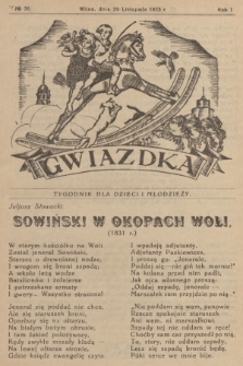 Gwiazdka : tygodnik dla dzieci i młodzieży. R.1, 1925, № 36