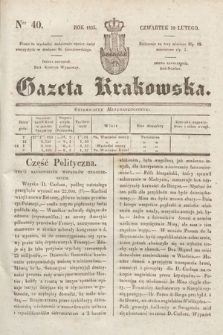 Gazeta Krakowska. 1835, nr 40