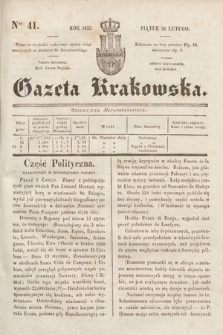 Gazeta Krakowska. 1835, nr 41