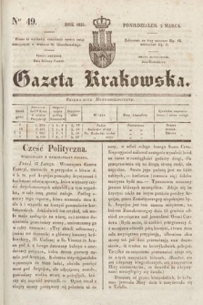 Gazeta Krakowska. 1835, nr 49