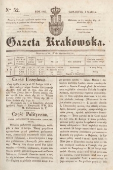 Gazeta Krakowska. 1835, nr 52