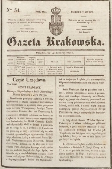 Gazeta Krakowska. 1835, nr 54