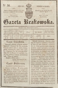 Gazeta Krakowska. 1835, nr 56