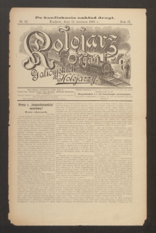 Kolejarz : organ Galicyjskich Kolejarzy. 1901, nr 12 (po konfiskacie nakład drugi)