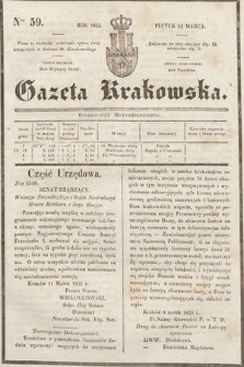 Gazeta Krakowska. 1835, nr 59