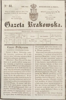 Gazeta Krakowska. 1835, nr 61