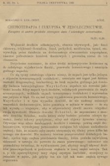 Polska Dentystyka. R.3, 1925, nr 1