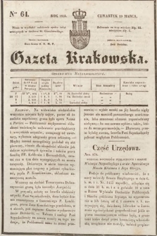 Gazeta Krakowska. 1835, nr 64