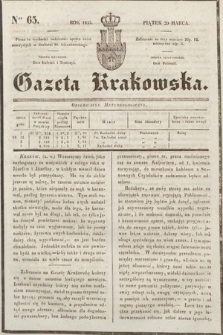 Gazeta Krakowska. 1835, nr 65