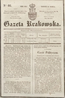 Gazeta Krakowska. 1835, nr 66