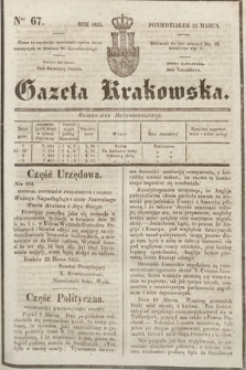 Gazeta Krakowska. 1835, nr 67