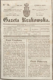 Gazeta Krakowska. 1835, nr 73