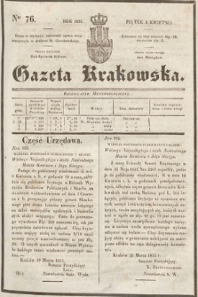 Gazeta Krakowska. 1835, nr 76
