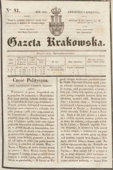 Gazeta Krakowska. 1835, nr 81
