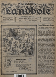 Oberschlesischer Landbote. 1934, nr 1