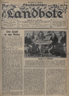 Oberschlesischer Landbote. 1934, nr 18